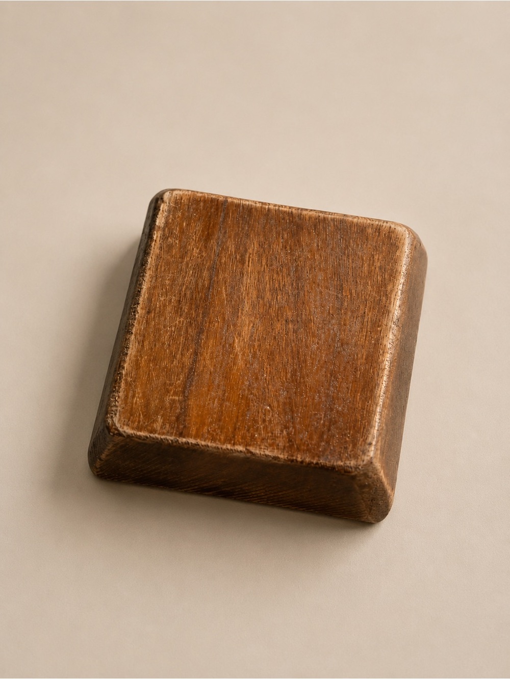 Vintage Brown Wooden Divided Catchall Tray - Picture 3 of 3